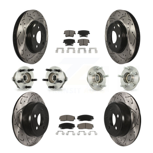 [Avant + Arrière] Kit d'ensemble roulement de roue et moyeu pour Chrysler 300 Dodge Charger Magnum KBB-119849
