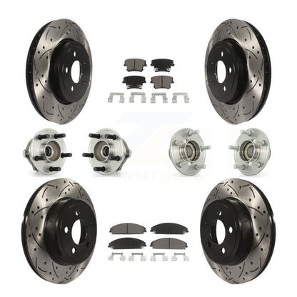 [Avant + Arrière] Kit d'ensemble roulement de roue et moyeu pour Chrysler 300 Dodge Charger Magnum KBB-119850