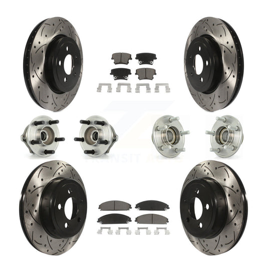 [Avant + Arrière] Kit d'ensemble roulement de roue et moyeu pour Chrysler 300 Dodge Charger Magnum KBB-119850