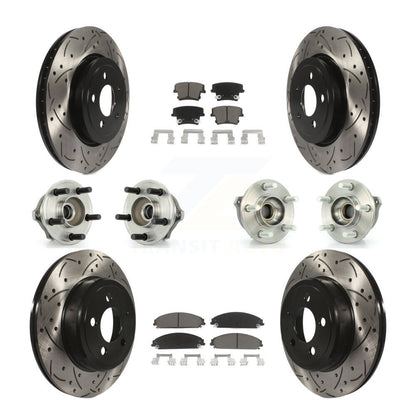 [Avant + Arrière] Kit d'ensemble roulement de roue et moyeu pour Chrysler 300 Dodge Charger Magnum KBB-119851