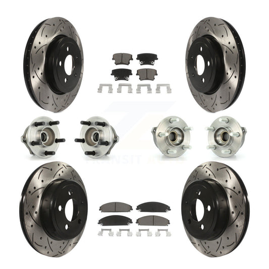 [Avant + Arrière] Kit d'ensemble roulement de roue et moyeu pour Chrysler 300 Dodge Charger Magnum KBB-119851