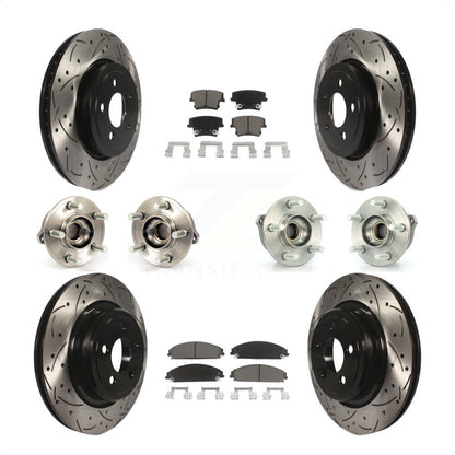 [Avant + Arrière] Kit d'ensemble roulement de roue et moyeu pour Dodge Charger AWD avec 5.7L avec Police Package KBB-119854 par Transit Auto