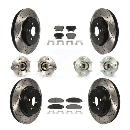 [Avant + Arrière] Kit d'ensemble roulement de roue et moyeu pour Dodge Charger AWD avec 5.7L avec Police Package KBB-119854