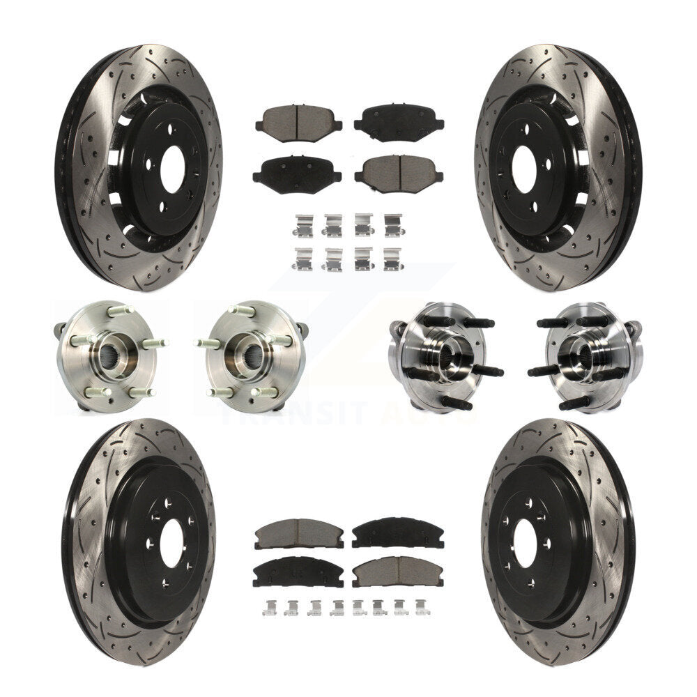 [Avant + Arrière] Kit d'ensemble roulement de roue et moyeu pour Ford Taurus Police Interceptor Sedan Special Service KBB-119861