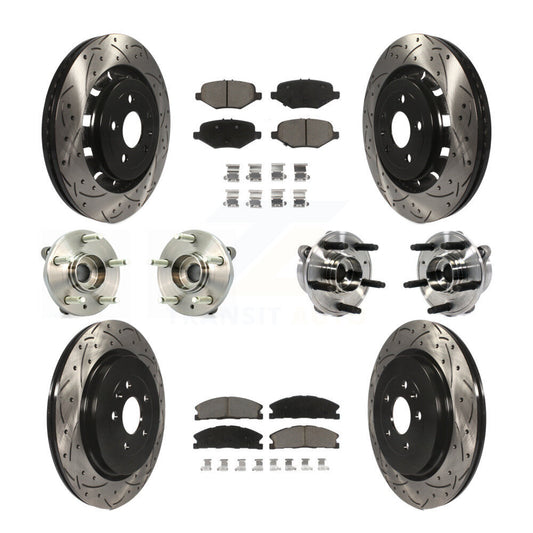 [Avant + Arrière] Kit d'ensemble roulement de roue et moyeu pour Ford Taurus Police Interceptor Sedan Special Service KBB-119861