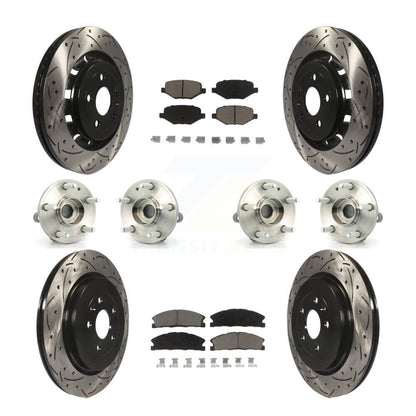 [Avant + Arrière] Kit d'ensemble roulement de roue et moyeu pour Ford Explorer Police Interceptor Utility KBB-119862