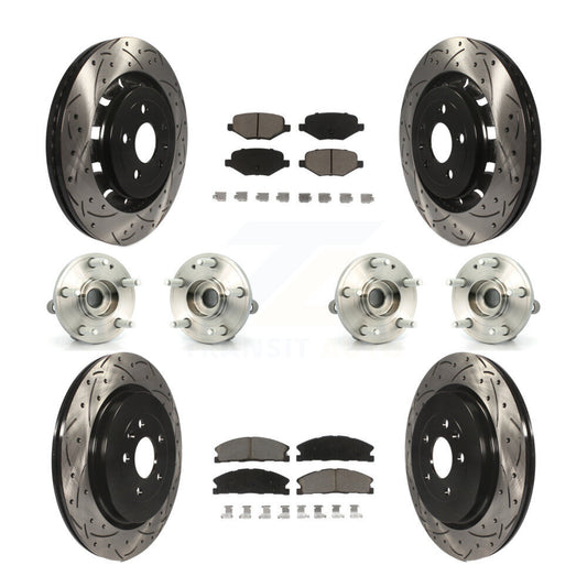 [Avant + Arrière] Kit d'ensemble roulement de roue et moyeu pour Ford Explorer Police Interceptor Utility KBB-119862