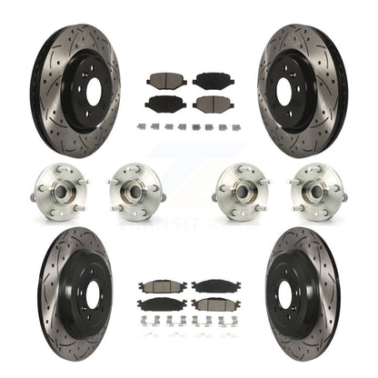 [Avant + Arrière] Kit d'ensemble roulement de roue et moyeu pour Ford Explorer KBB-119863