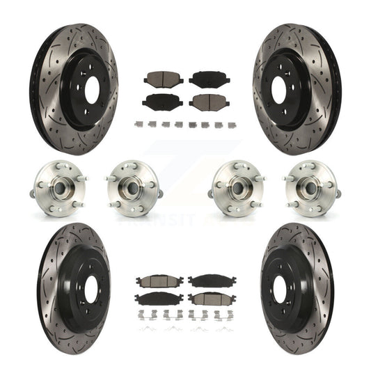 [Avant + Arrière] Kit d'ensemble roulement de roue et moyeu pour Ford Explorer KBB-119863