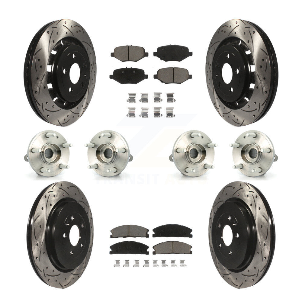 [Avant + Arrière] Kit d'ensemble roulement de roue et moyeu pour Ford Explorer KBB-119867