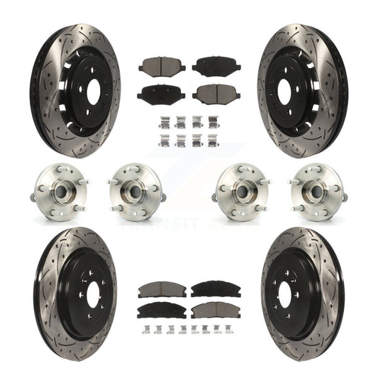 [Avant + Arrière] Kit d'ensemble roulement de roue et moyeu pour Ford Explorer KBB-119867