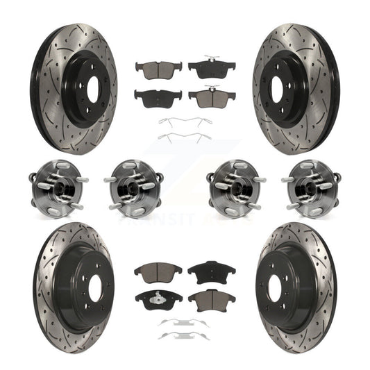 [Avant + Arrière] Kit d'ensemble roulement de roue et moyeu pour Ford Fusion Lincoln MKZ KBB-119875