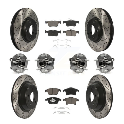 [Avant + Arrière] Kit d'ensemble roulement de roue et moyeu pour Ford Fusion KBB-119878