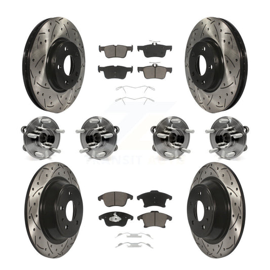 [Avant + Arrière] Kit d'ensemble roulement de roue et moyeu pour Ford Fusion KBB-119878