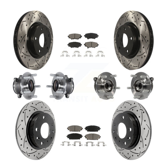 [Avant + Arrière] Kit d'ensemble roulement de roue et moyeu pour Mazda 3 Sport 2.5L KBB-119880