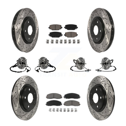 [Avant + Arrière] Kit d'ensemble roulement de roue et moyeu pour Dodge Grand Caravan Chrysler Town & Country Ram C/V Volkswagen Routan KBB-119884