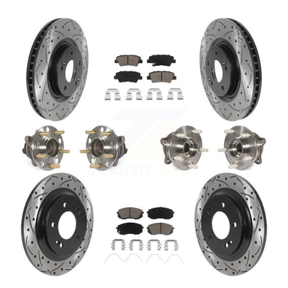 [Avant + Arrière] Kit d'ensemble roulement de roue et moyeu pour 2016 Hyundai Sonata GAS engine avec Electric Parking KBB-119889
