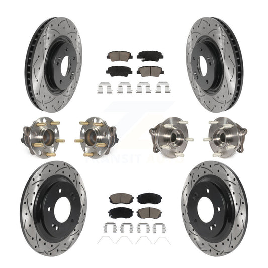 [Avant + Arrière] Kit d'ensemble roulement de roue et moyeu pour 2016 Hyundai Sonata GAS engine avec Electric Parking KBB-119889