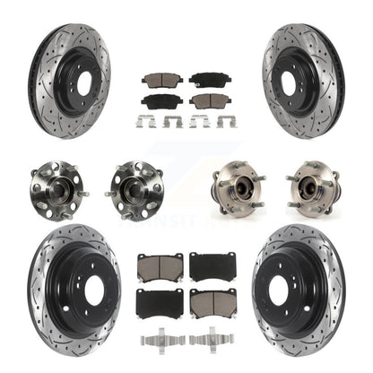 [Avant + Arrière] Kit d'ensemble roulement de roue et moyeu pour Hyundai Genesis KBB-119896