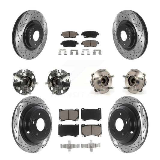 [Avant + Arrière] Kit d'ensemble roulement de roue et moyeu pour Hyundai Genesis KBB-119896