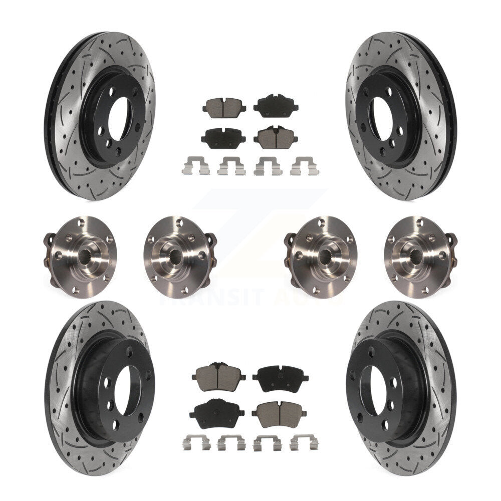 [Avant + Arrière] Kit d'ensemble roulement de roue et moyeu pour Mini Cooper Countryman Paceman KBB-119899