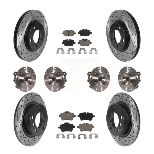 [Avant + Arrière] Kit d'ensemble roulement de roue et moyeu pour Mini Cooper Countryman Paceman KBB-119899
