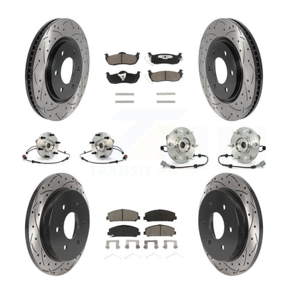[Avant + Arrière] Kit d'ensemble roulement de roue et moyeu pour Nissan Armada INFINITI QX56 KBB-119901