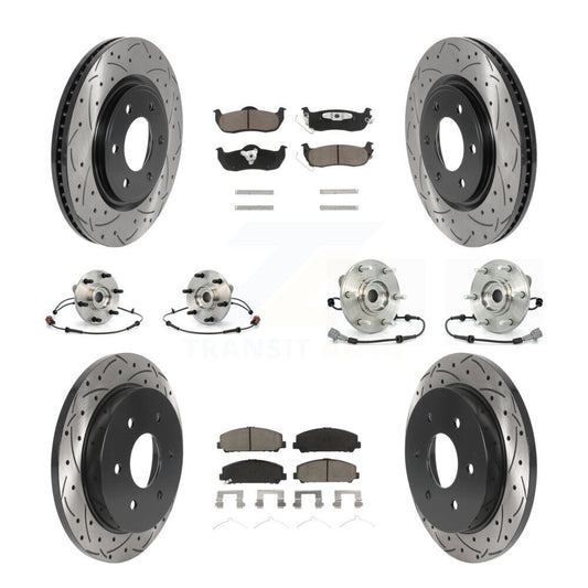 [Avant + Arrière] Kit d'ensemble roulement de roue et moyeu pour Nissan Armada INFINITI QX56 KBB-119901
