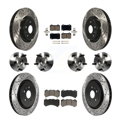 [Avant + Arrière] Kit d'ensemble roulement de roue et moyeu pour 2014 Chevrolet Camaro ZL1 KBB-119906 par Transit Auto