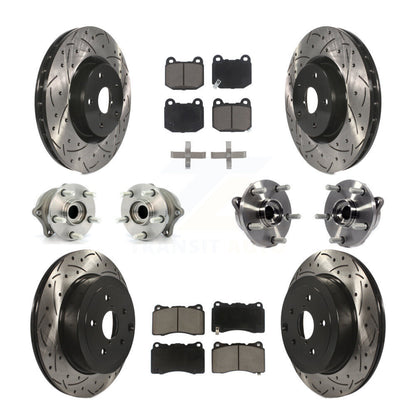 [Avant + Arrière] Kit d'ensemble roulement de roue et moyeu pour Subaru Impreza WRX STI KBB-119908