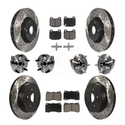 [Avant + Arrière] Kit d'ensemble roulement de roue et moyeu pour Subaru Impreza WRX STI KBB-119913