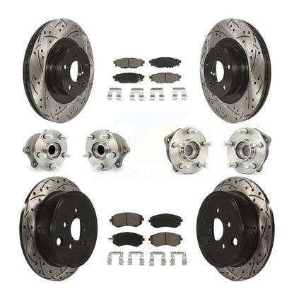 [Avant + Arrière] Kit d'ensemble roulement de roue et moyeu pour Subaru Outback Forester Impreza Legacy KBB-119919