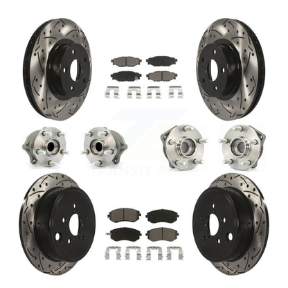 [Avant + Arrière] Kit d'ensemble roulement de roue et moyeu pour Subaru Impreza KBB-119920