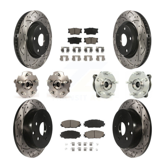 [Avant + Arrière] Kit d'ensemble roulement de roue et moyeu pour Toyota RAV4 KBB-119927