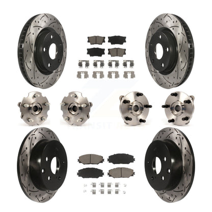 [Avant + Arrière] Kit d'ensemble roulement de roue et moyeu pour Toyota RAV4 avec 3rd Row Seating KBB-119928