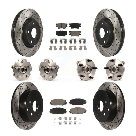 [Avant + Arrière] Kit d'ensemble roulement de roue et moyeu pour Toyota RAV4 avec 3rd Row Seating KBB-119928