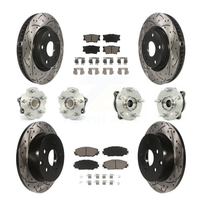 [Avant + Arrière] Kit d'ensemble roulement de roue et moyeu pour Toyota RAV4 KBB-119929