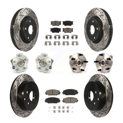 [Avant + Arrière] Kit d'ensemble roulement de roue et moyeu pour Toyota RAV4 avec 3rd Row Seating KBB-119930