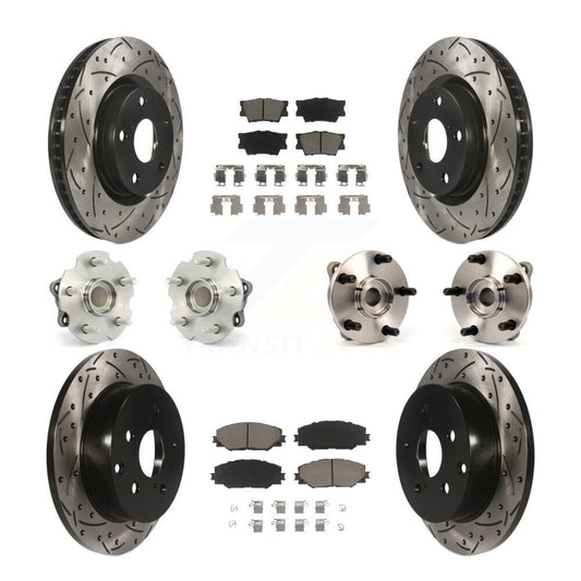 [Avant + Arrière] Kit d'ensemble roulement de roue et moyeu pour Toyota RAV4 avec 3rd Row Seating KBB-119930