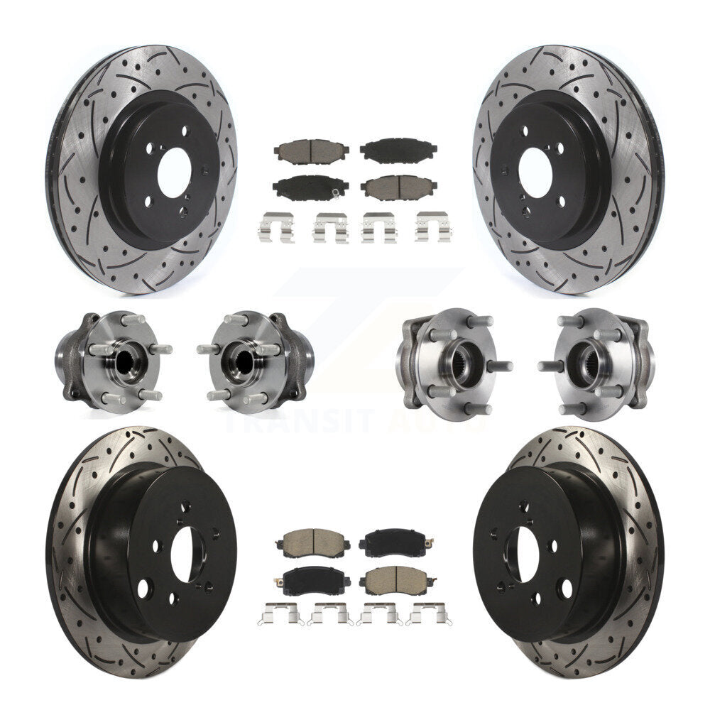 [Avant + Arrière] Kit d'ensemble roulement de roue et moyeu pour Subaru Crosstrek Impreza KBB-119934
