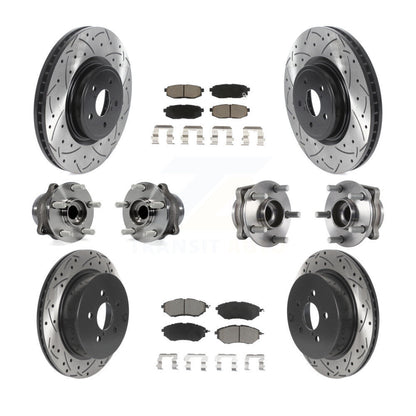 [Avant + Arrière] Kit d'ensemble roulement de roue et moyeu pour Subaru Forester 2.0L KBB-119936