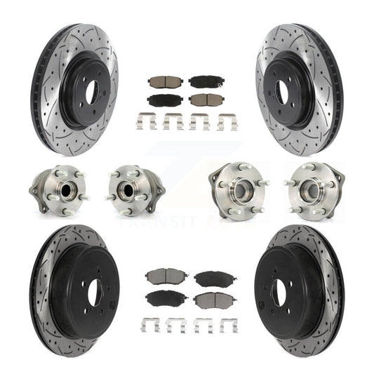 [Avant + Arrière] Kit d'ensemble roulement de roue et moyeu pour Subaru Outback Legacy KBB-119937