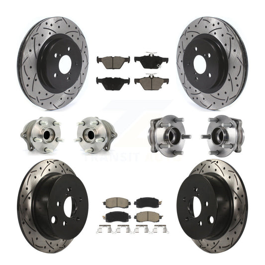 [Avant + Arrière] Kit d'ensemble roulement de roue et moyeu pour Subaru Crosstrek KBB-119942
