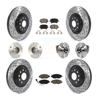 [Avant + Arrière] Kit d'ensemble roulement de roue et moyeu pour Volkswagen GTI KBB-119953