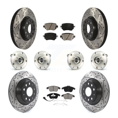 [Avant + Arrière] Kit d'ensemble roulement de roue et moyeu pour Audi Q3 Quattro KBB-119959