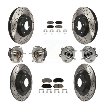 [Avant + Arrière] Kit d'ensemble roulement de roue et moyeu pour Mazda CX-5 FWD KBB-119960