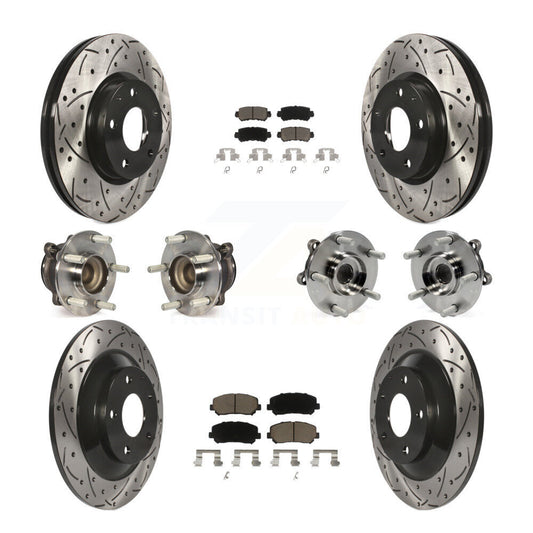 [Avant + Arrière] Kit d'ensemble roulement de roue et moyeu pour Mazda CX-5 FWD KBB-119960