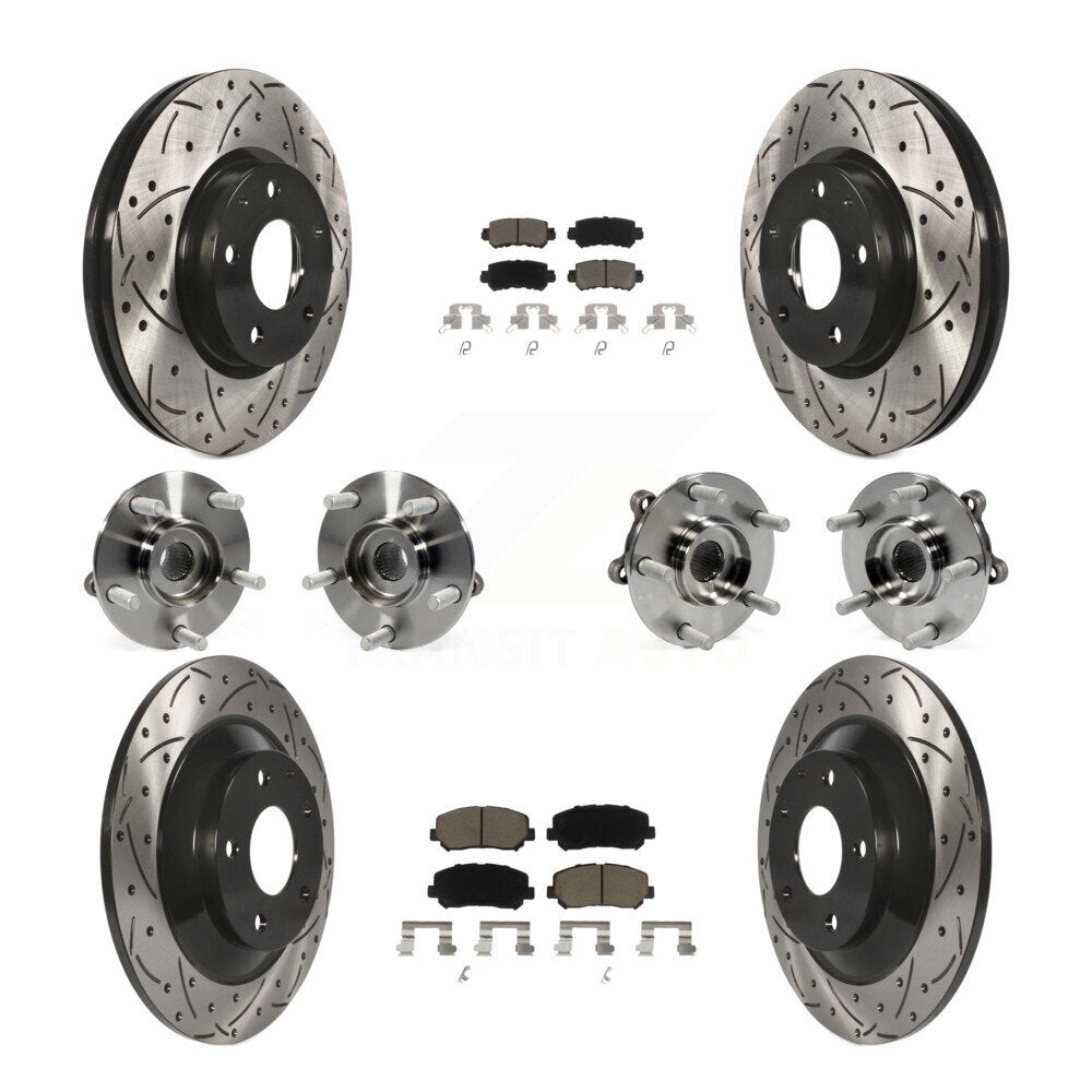 [Avant + Arrière] Kit d'ensemble roulement de roue et moyeu pour Mazda CX-5 AWD KBB-119961