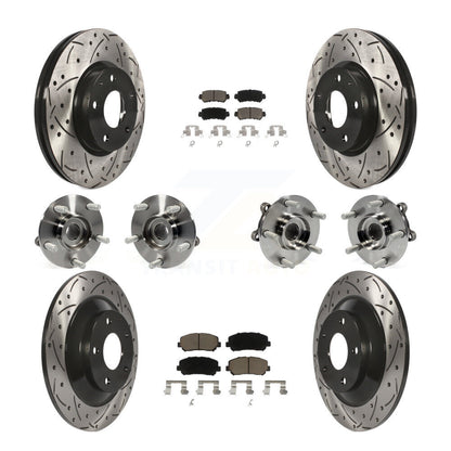 [Avant + Arrière] Kit d'ensemble roulement de roue et moyeu pour Mazda CX-5 AWD KBB-119961