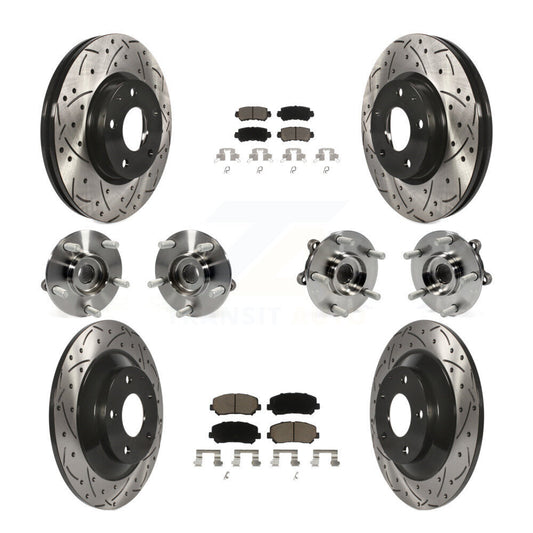 [Avant + Arrière] Kit d'ensemble roulement de roue et moyeu pour Mazda CX-5 AWD KBB-119961